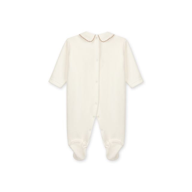 Babygrow Laminado Pérola com Urso e Grinalda — Baby Gi Bear