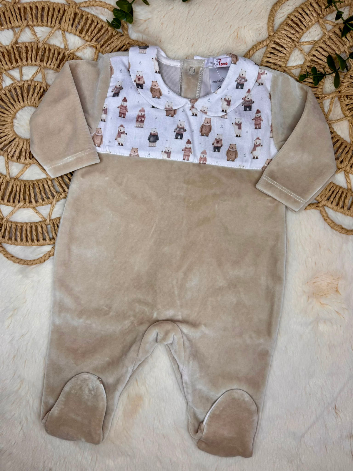 Babygrow Laminado - Mighty Love | Coleção Bear