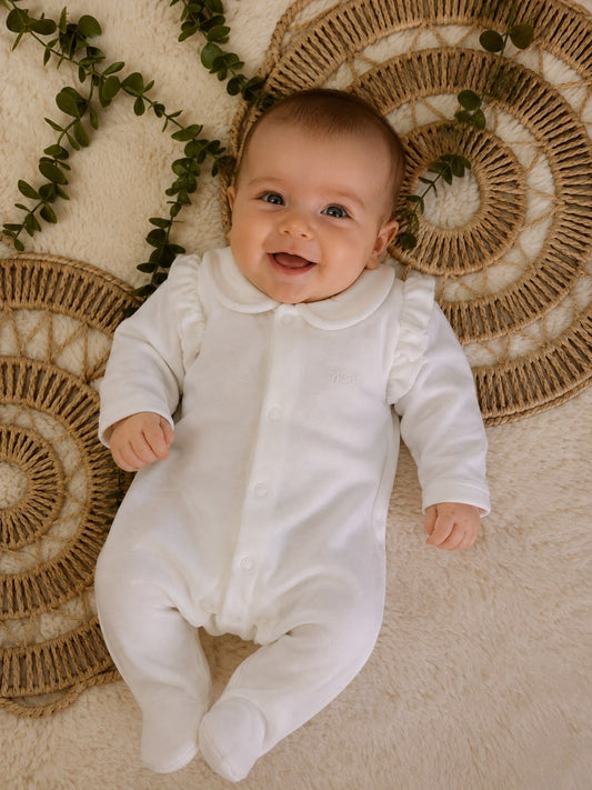 Babygrow de veludo com folho - Mighty Love