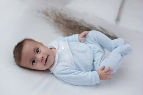 Babygrow Laminado Azul - Mighty Love