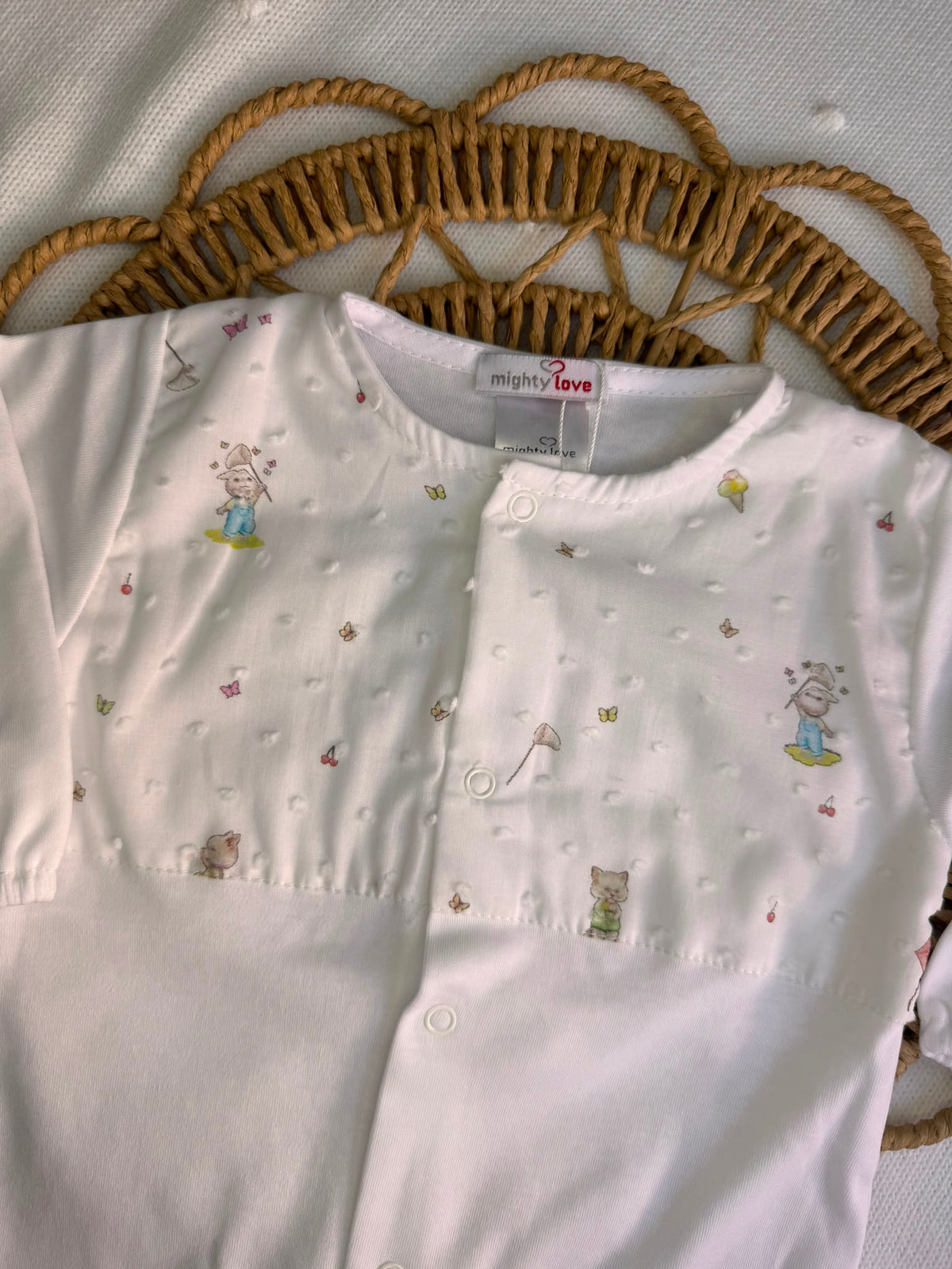 Babygrow 100% Algodão - Mighty Love | Coleção Papagaio de Papel