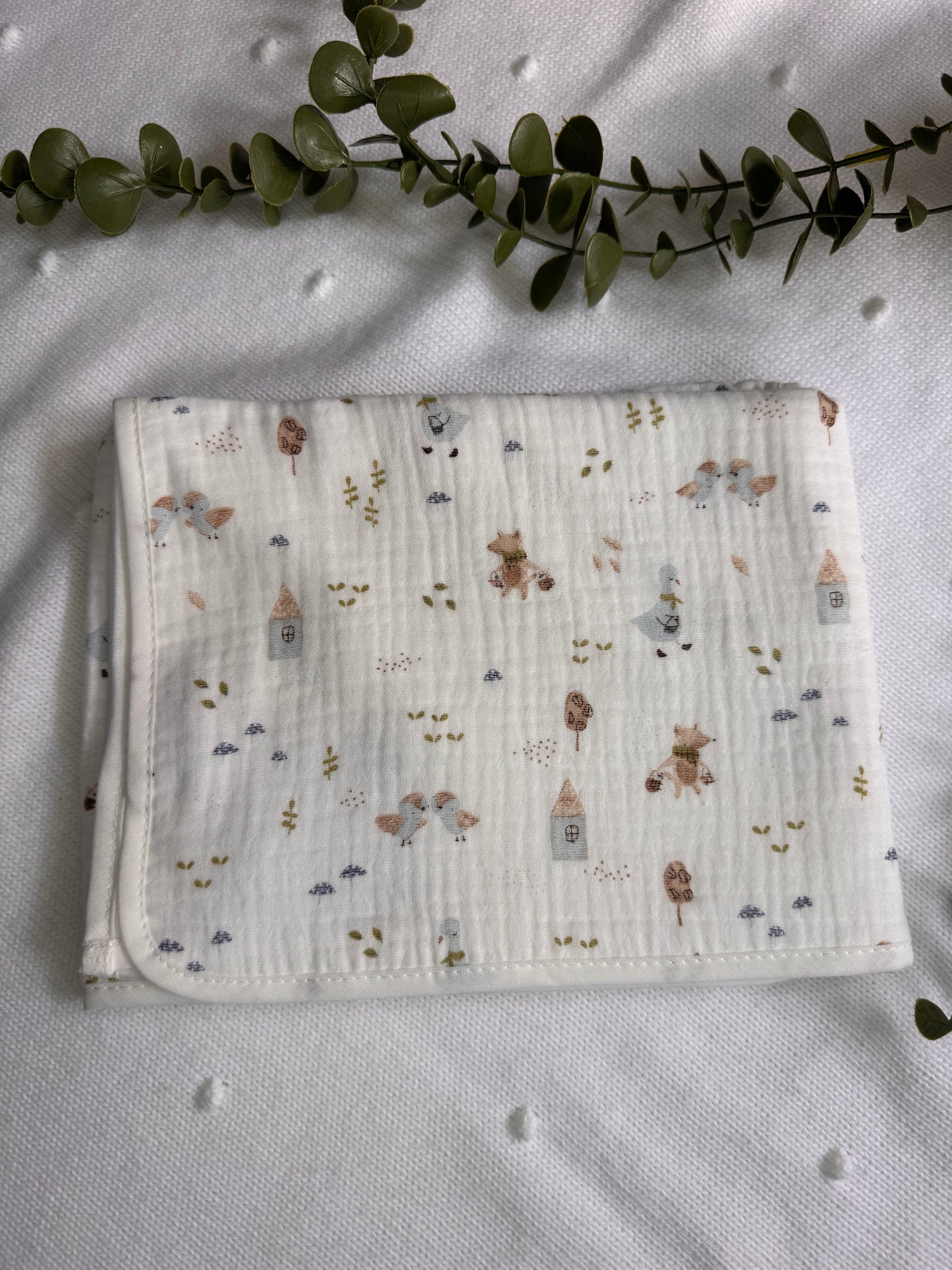 Conjunto de Babygrow laminado e fralda de pano - Mighty Love | Coleção Goose