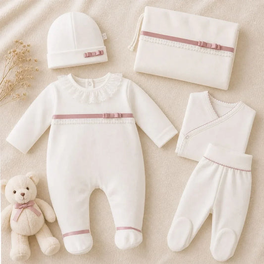 Conjunto Primeira Roupinha | Renda