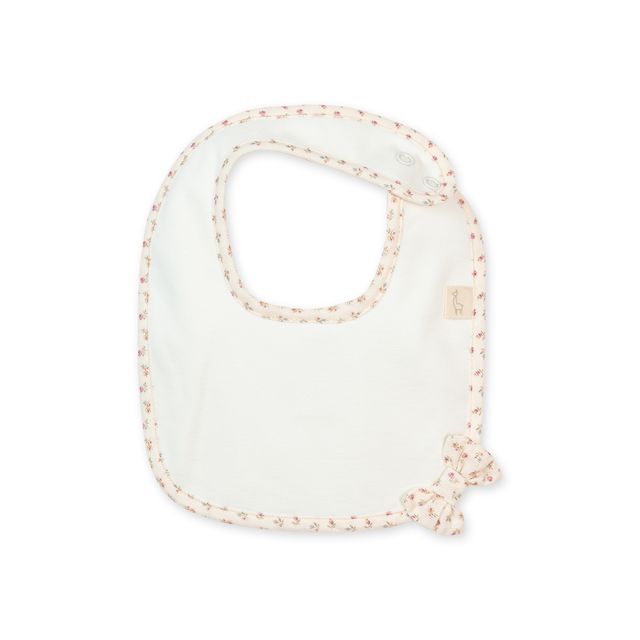 Babete de Algodão com Laço Pérola — Baby Gi | Heather