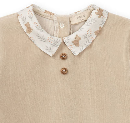 Babygrow Laminado com Botões Decorativos — Baby Gi | Theo