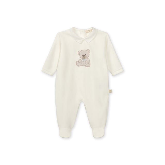 Babygrow em veludo - Baby gi | Coleção Sweet Teddy