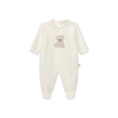 Babygrow em veludo - Baby gi | Coleção Sweet Teddy