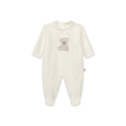 Babygrow em veludo - Baby gi | Coleção Sweet Teddy