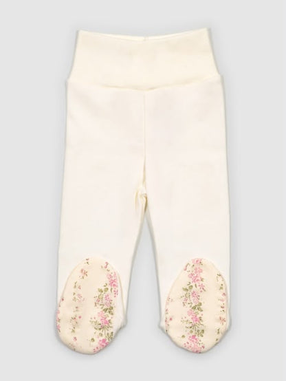 Conjunto interiores algodão padrão floral - Mighty Love | Coleção Sevilha